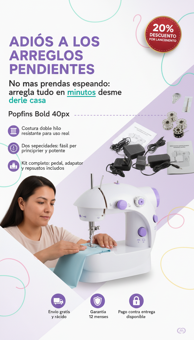 Mini máquina de coser