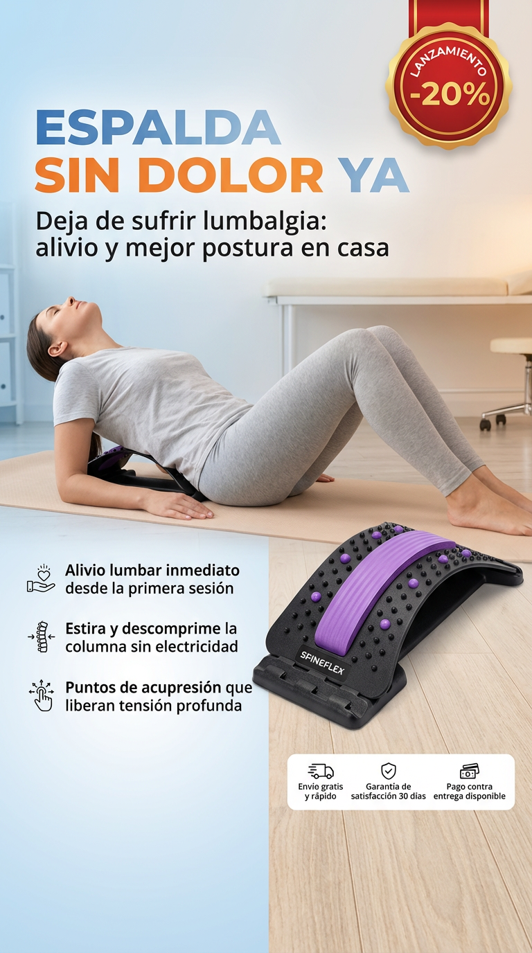 SpineFlex Pro - Menos dolor en minutos