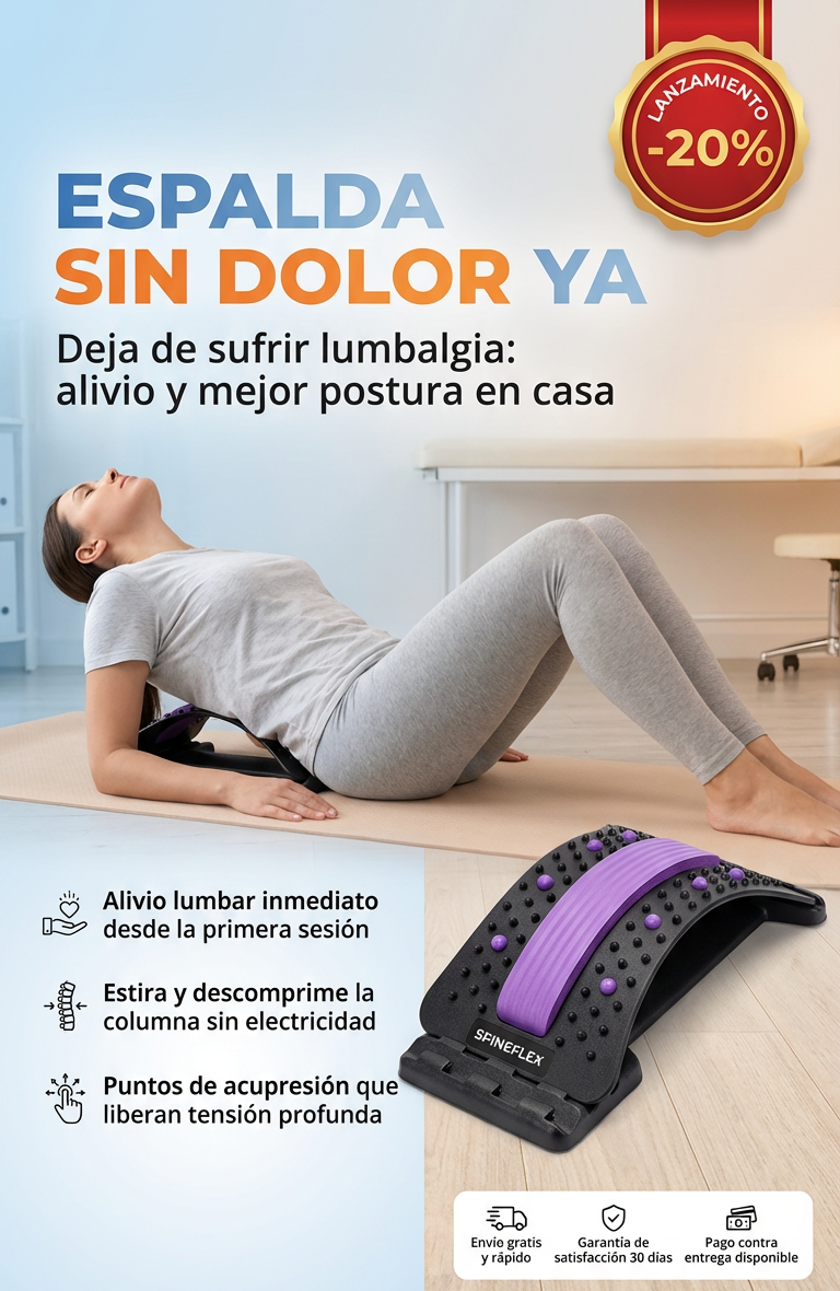 SpineFlex Pro - Menos dolor en minutos