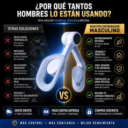 DrNuro™ Entrenador de Suelo Pélvico: La solución natural para un rendimiento y una confianza duraderos.