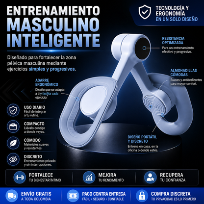 DrNuro™ Entrenador de Suelo Pélvico: La solución natural para un rendimiento y una confianza duraderos.