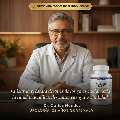 Desinflama la próstata y recupera tu tranquilidad | 90 Capsulas