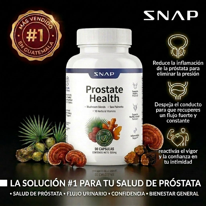 Desinflama la próstata y recupera tu tranquilidad | 90 Capsulas