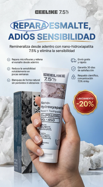 Ceelike Nano-Hydroxyapatite 7.5% – Pasta Dental Reparadora - !HOY OFERTA ESPECIAL!