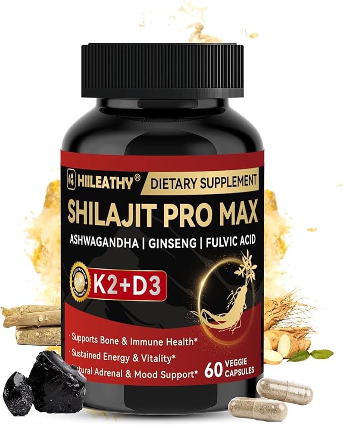Shilajit Pro Max — 5 en 1 - Poder y Rendimiento Masculino— Despierta la bestia. Recupera tu poder.